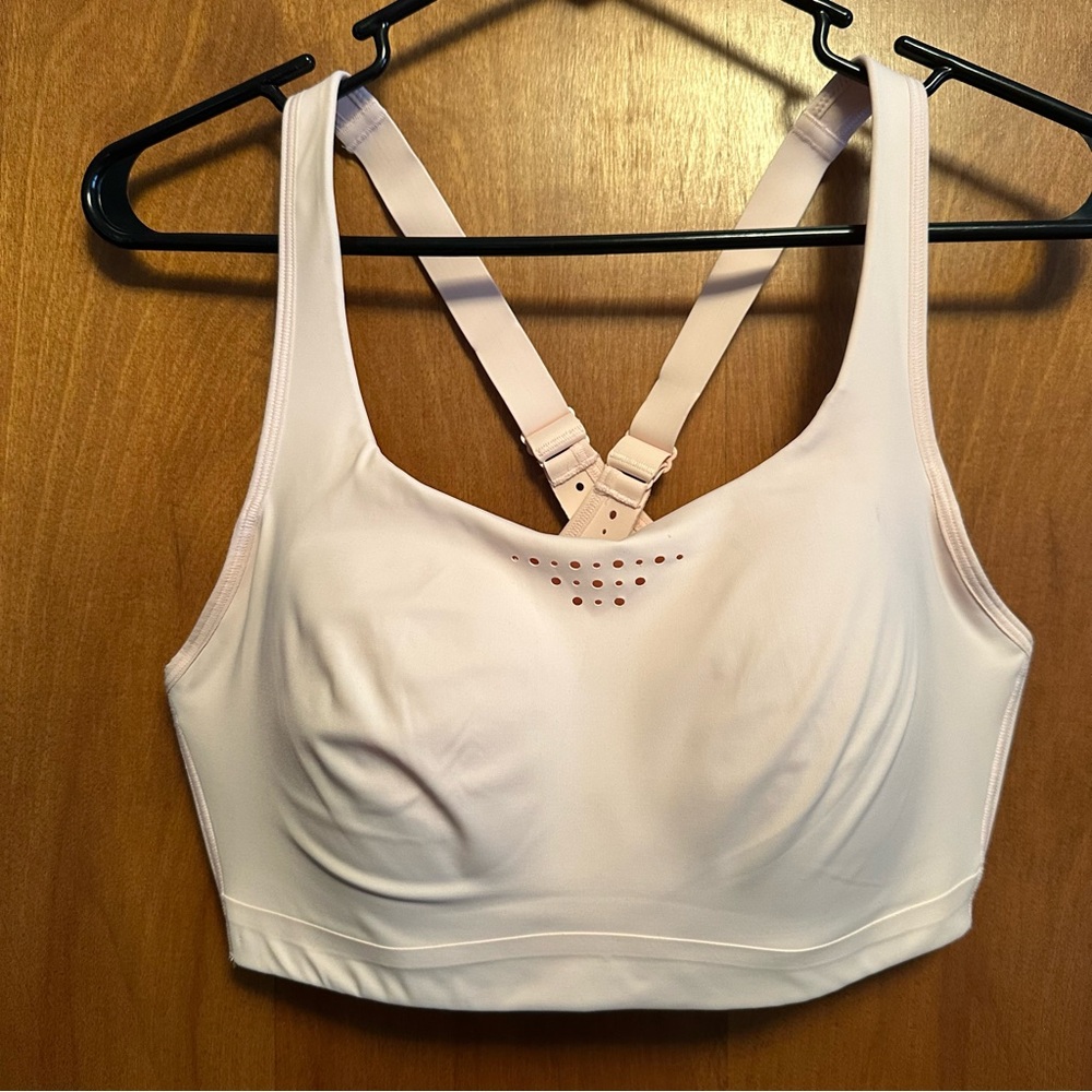 Athleta Sports Bra Light Pink Racerback 34D